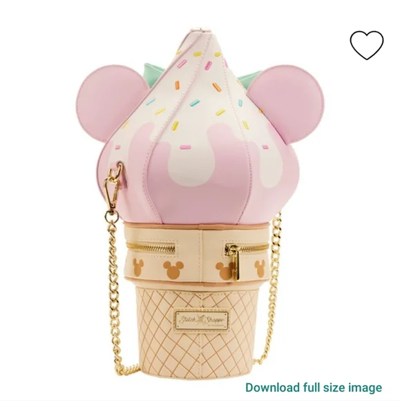 Stitch shoppe disney soft serve icecream crossbody bag - Picture 5 of 16